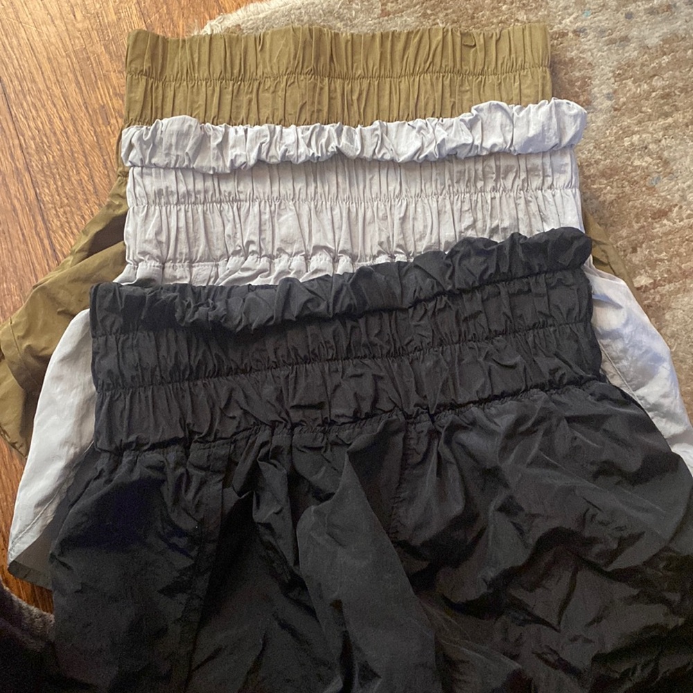 Free people high waisted shorts (all 3 sold together)